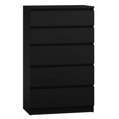 M5 MALWA CHEST OF 5 DRAWERS BLACK