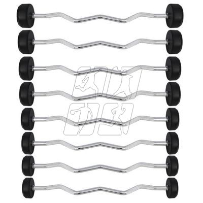 12. Barbell / Fixed neck Rubberized GSL-40 40 KG HMS