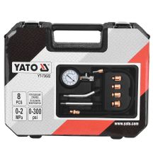 Compression pressure gauge for petrol engines, 8-piece, YATO YT-73022