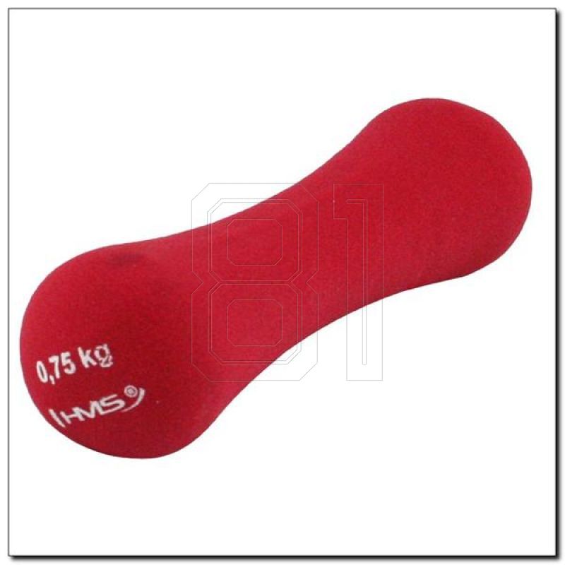 8. Neoprene coated cast iron weight 0.75kg 17025