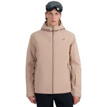 Men's ski jacket 4F M0787 beige 4FWAW25TTJAM0787 83S