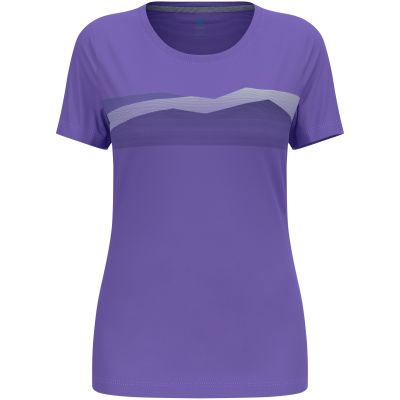4. ODLO F-DRY RIDGELINE Women’s T-shirt, crew neck, short sleeve, violet