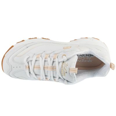3. Skechers D'Lites - Good Neutral 149807-WHT White 35