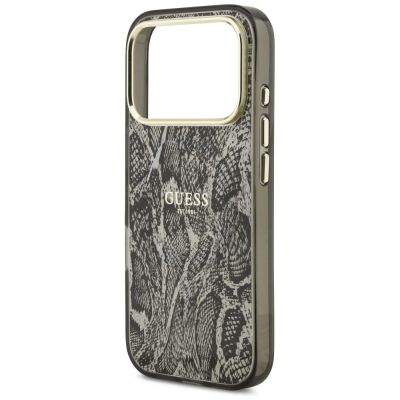 6. Guess Python Pattern MagSafe Case for iPhone 17 Pro / 18 Pro - Black