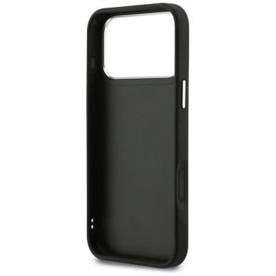 7. Karl Lagerfeld IML Glitter KL Diamond Logo Case for iPhone 17 Pro Max - Black