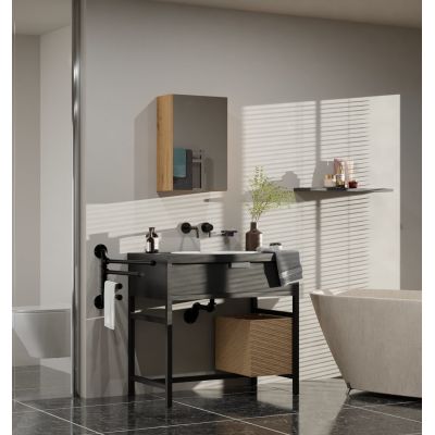 5. POLA BATHROOM CABINET 1 DOOR ARTISAN MIRROR