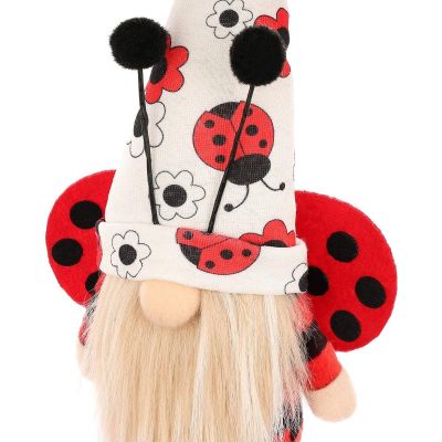 4. Gnome Ladybug Boy 24cm Spring Decoration