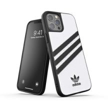 Adidas OR Moulded Case PU for iPhone 12 Pro Max - White/Black