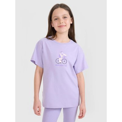 2. Girls' printed t-shirt 4F4FJRSS25TTSHF2645-52S