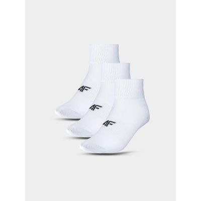 Boys' casual ankle socks (3-pack) 4F Junior 4FJWMM00USOCU330-10S