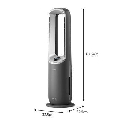 47. Philips Air Performer 8000 AMF870/15 3-in-1 air purifier with fan and heating function