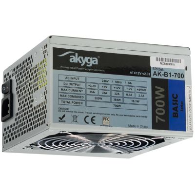 Akyga AK-B1-700 Power Supply (700 W; Passive; 120 mm)