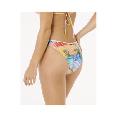 3. RIP CURL Hotel Malibu Hi Leg Cheeky women's bikini bottom, multicolor