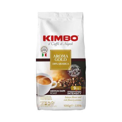 3. Kimbo Aroma Gold Coffee 1 kg, Whole Beans