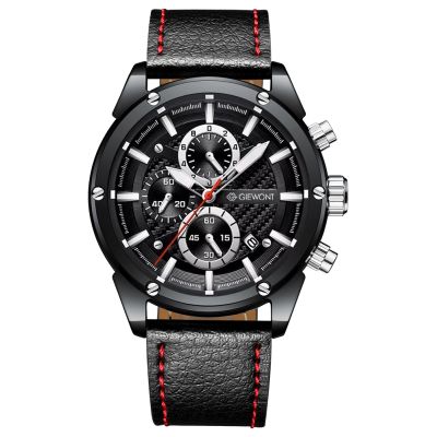 Men's Watch Giewont Chronograph Sapphire Black GW8810-A1