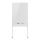 17. ERGO OFFICE MOBILE DRY-ERASE BOARD, VERTICAL ORIENTATION, WHITE, SINGLE-SIDED, WITH SHELF, BOARD DIMENSIONS 1190X790MM ER-3