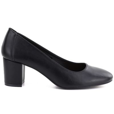 9. Women’s Black Leather Loafers Sergio Leone MK25112-S