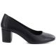 9. Women’s Black Leather Loafers Sergio Leone MK25112-S