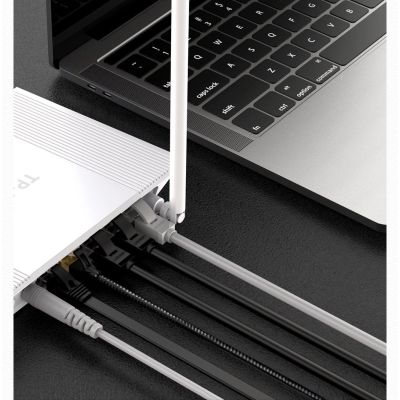 12. Ugreen cable internet network cable Ethernet patchcord RJ45 Cat 6 UTP 1000Mbps 10m black (20164)