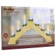 5. WOODEN ADVENT CANDLE HOLDER 7 LIGHTS BATTERY POWERED