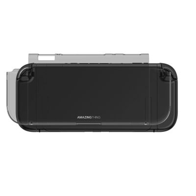 3. AmazingThing PlayShield Bare Case for Nintendo Switch 2 - Semi-Transparent