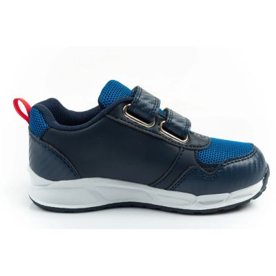 4. Leomil children's sports shoes Spiderman sneakers lightweight with velcro black blue