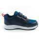 4. Leomil children's sports shoes Spiderman sneakers lightweight with velcro black blue