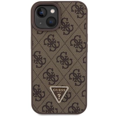 4. Guess GUHCP15MP4TDSCPW iPhone 15 Plus 6.7" brown/brown hardcase Crossbody 4G Metal Logo