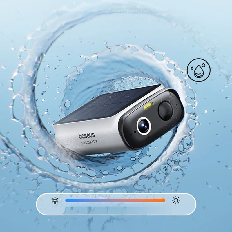 7. Baseus Security S1 Lite 2K Outdoor Camera - White
