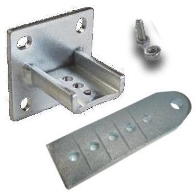 BFT SFR B COMPLETE - adjustable bracket (screwed) for a post for 1 actuator