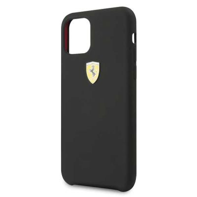 3. Ferrari Silicone Case for iPhone 11 Pro Max - Black
