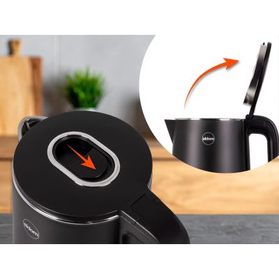 19. ELDOM CORDLESS KETTLE C515C 1.8 L 2000W BLACK 5 PROGRAMS 45, 55, 70, 85, 100°C, KEEP TEMPERATURE