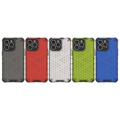 18. Honeycomb case for iPhone 14 Pro armored hybrid cover black