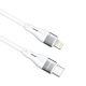 2. Wozinsky WSTCL1 Lightning / USB-C PD 27W cable 1 m - white