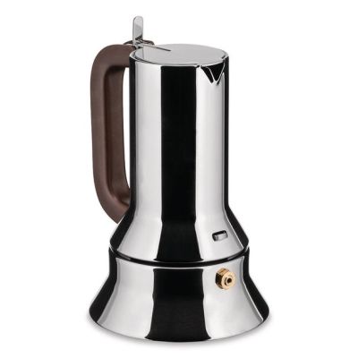 3. Alessi 9090/6 Stainless Steel Coffee Machine