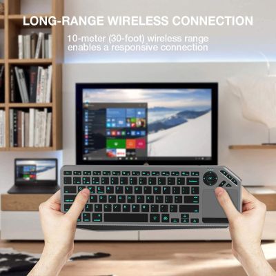 12. TECHLY WIRELESS DUAL BT/RF TOUCH KEYBOARD