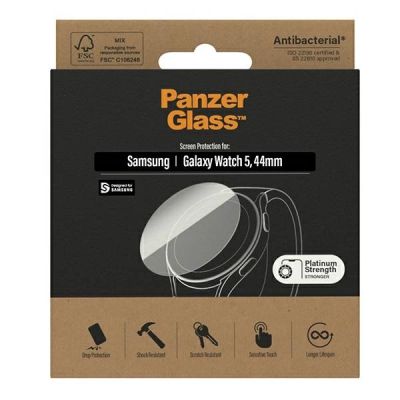 3. Antibacterial PanzerGlass Screen Protector for Samsung Galaxy Watch Classic 5 44 mm