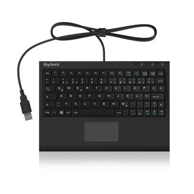 3. KeySonic ACK-3410 (US) Keyboard Office USB US English Black