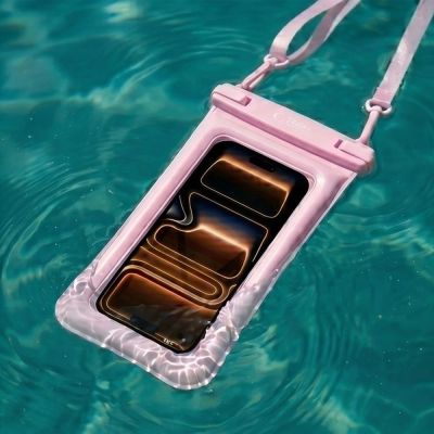 5. Tech-Protect UWC7 6.9" waterproof case - pink