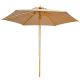 9. WOODEN GARDEN UMBRELLA 250 CM FOLDABLE SAND