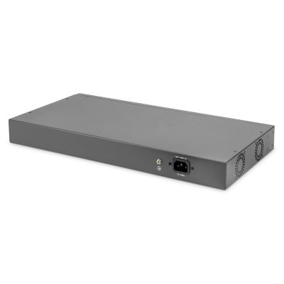 2. Digitus DN-95343 Network Switch Unmanaged Fast Ethernet (10/100) PoE Support 1U Black, Silver
