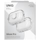 6. Uniq Glase Pro Case for AirPods Pro 3 Lock Case - Transparent