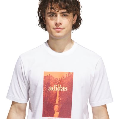 4. Men's adidas Waterfall Graphic T-shirt white KH0398