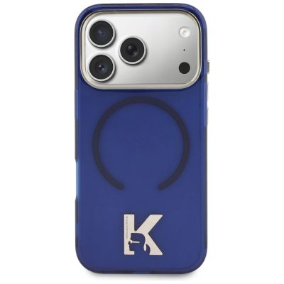 3. Karl Lagerfeld IML K Head Logo MagSafe Case for iPhone 17 Pro Max - Blue