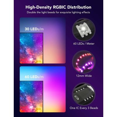 2. GOVEE H605C LED STRIP FOR TV 75-85 INCHES,