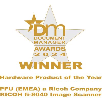 30. Ricoh fi-8040 ADF+Manual Feed Scanner 600 x 600 DPI A4 Black, Gray