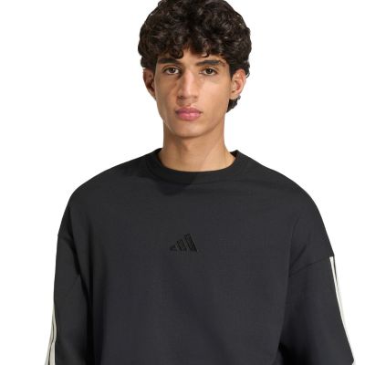 4. Men's adidas Kit 3-Stripes Long Sleeve T-shirt Black KF2427