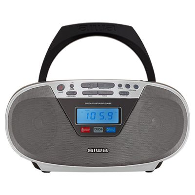 AIWA boombox BBTU-400SL CD/FM RDS/USB/BT silver
