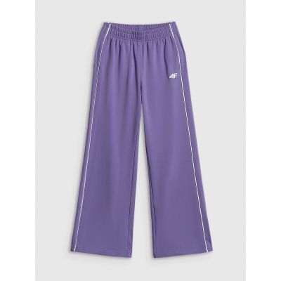 8. Girls' sports sweatpants 4F 4FJRSS26TTROF2019-51S
