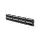 8. LANBERG PATCH PANEL 48 PORT 2U CAT.6 BLACK PPU6-2048-B